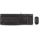 Kомплект клавиатура с мишка Logitech MK120 US-Layout - Черна
