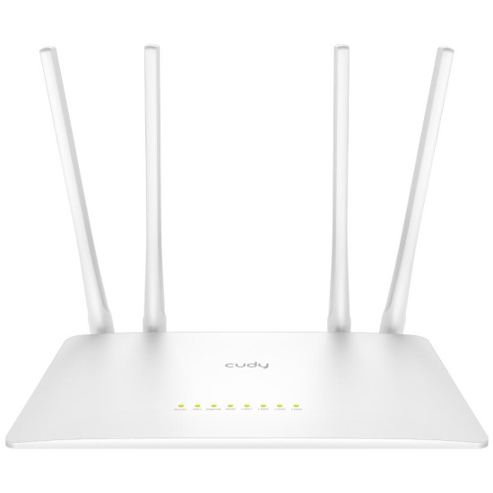 Безжичен рутер Cudy WR1200, 2.4/5 GHz, 300 - 867 Mbps, 10/100/