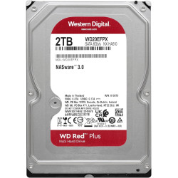 HDD WD Red PLUS NAS, 2TB, 5400rpm, 128MB, SATA 3