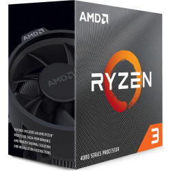 Процесор AMD Ryzen 3 4100, AM4 Socket, 4 Cores, 8 Threads, 3.8GHz(Up to 4.0GHz), 6MB Cache, 65W, BOX