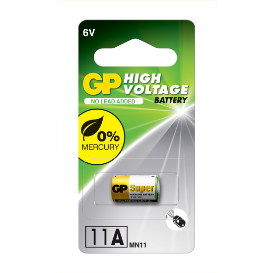 A11 alkaline battery 6V for remote /5br./pack price for 1 pc. / GP