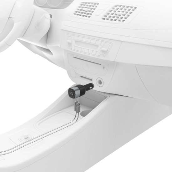 Hama Bluetooth Receiver for Cars, with 3.5 mm Plug and USB Charger