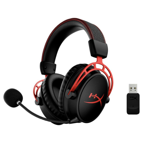 Gaming Earphone HyperX Cloud Alpha Wireless Red