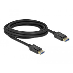 Delock Cable DisplayPort 2.0 male > DisplayPort male 10K 3 m