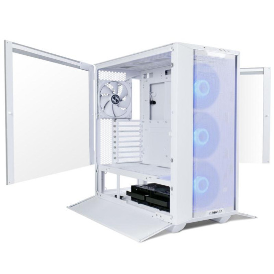 Case Lian Li LANCOOL III RGB Mid-Tower, Tempered Glass, White