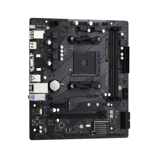 Дънна платка ASRock A520M-HVS, Socket AM4, mATX