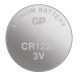 Lithium Button Battery GP CR-1220 3V  5 pcs in blister /price for 1 battery/