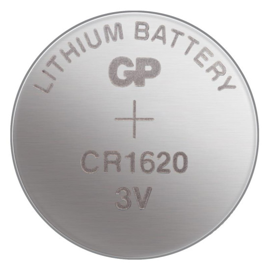 Lithium Button Battery GP CR-1620 3V 1pc. in blister  GP