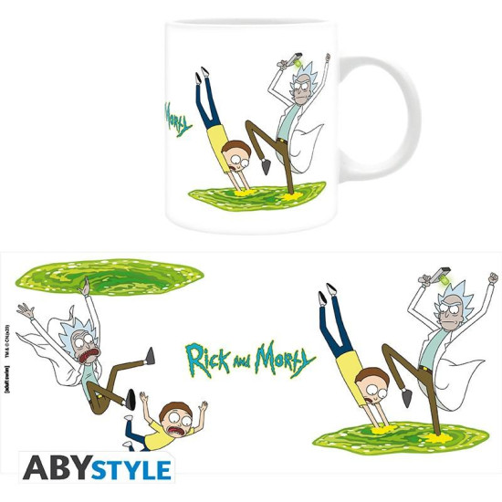 Чаша ABYSTYLE RICK AND MORTY Portal 2