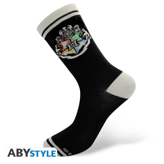 Чорапи ABYSTYLE HARRY POTTER Black & Grey Hogwarts