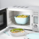 Xavax Salad Box To Go, Dressing Container, Topper 3 Compartments, Cutlery, 1.4 l