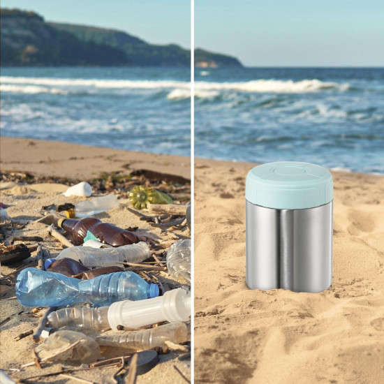  Термо съд Xavax To Go, Неръждаема стомана, 500 ml, Син