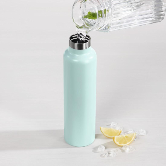 Xavax Drinking Bottle, 750 ml, Twist Closure, Leak-proof, Carbonated Drinks-safe, blue