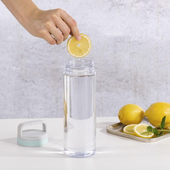 Xavax Drinking Bottle, 900ml, Leak-proof, Handle, Screw Cap, transparent