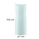 Xavax Thermal Mug, 400 ml, Insulated Mug To Go with Drinks Opening, pastel blue