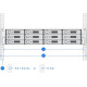 Комплект за релси за стелаж Synology RKS-02, 61 cm, Сив