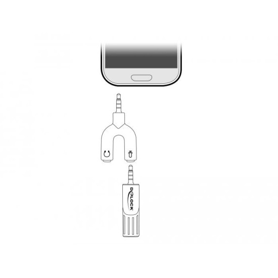 Микрофон DeLock 65893, За смартфон/таблет, 65893