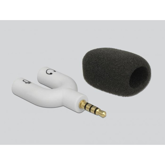 Микрофон DeLock 65893, За смартфон/таблет, 65893