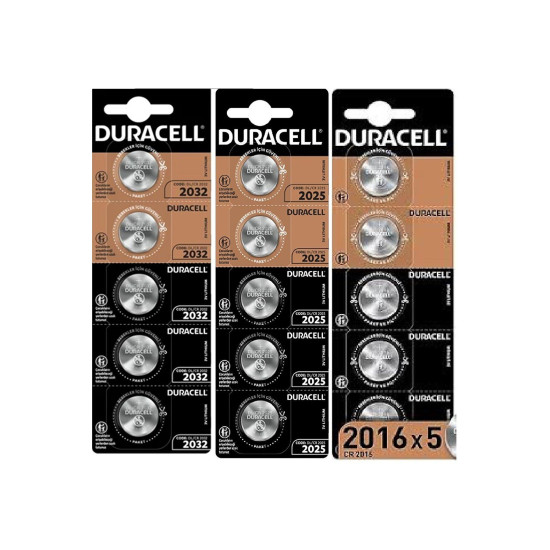 Lithium Button Battery DURACELL  CR2032 3V 5 pcs in blister 