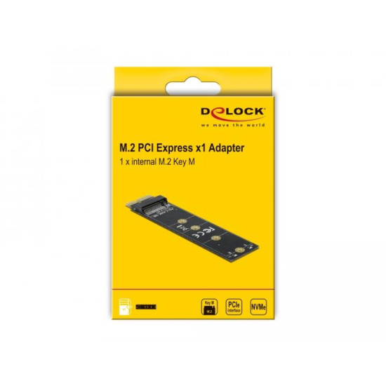 Delock PCI Express x1 to M.2 Key M Adapter