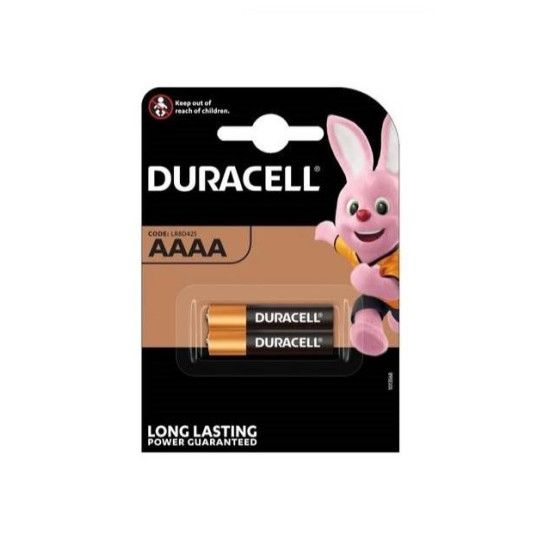 DURACELL Alkaline battery 1.5V AAAA LR61- 2pcs. DURACELL