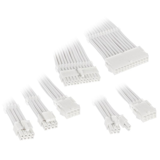 Sleeved Extension Cable Kit Kolink Core, White