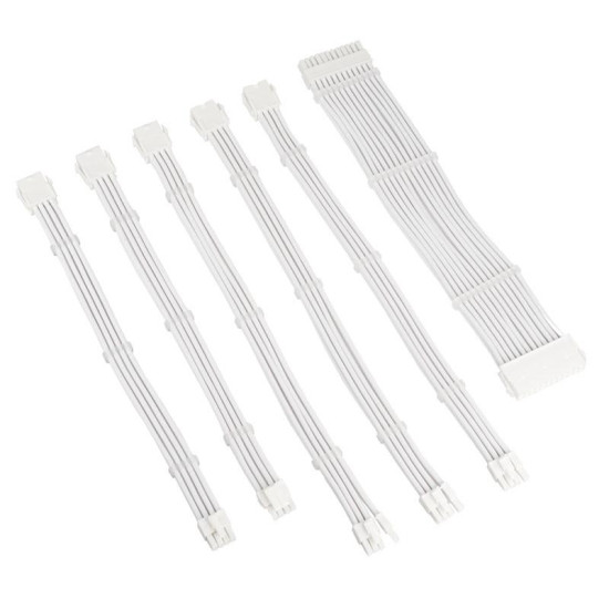 Sleeved Extension Cable Kit Kolink Core, White