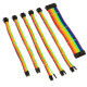 Sleeved Extension Cable Kit Kolink Core, Rainbow