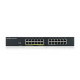 Switch 24-port ZyXEL GS1915-24EP, Gigabit, managed, standalone or Nebula management, rack mount, PoE