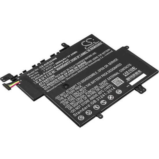 Laptop Battery ASUS E203 VivoBook E12 C21N1629   CS-AUE203NB 7,6V 4900mAh CAMERON SINO