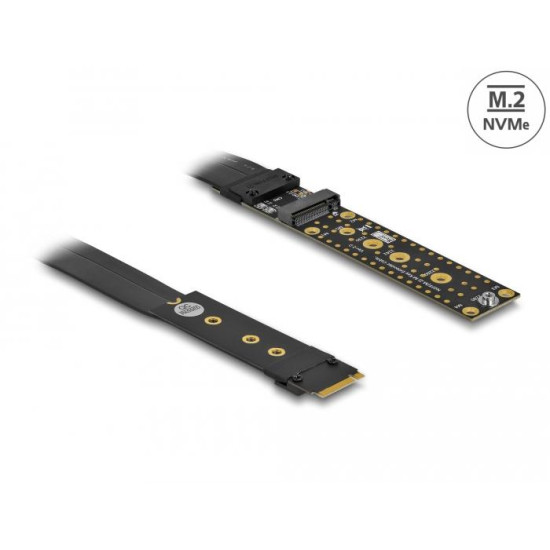 Карта Delock 64136, M.2 Key M Extension NVMe, Кабел 20 см.