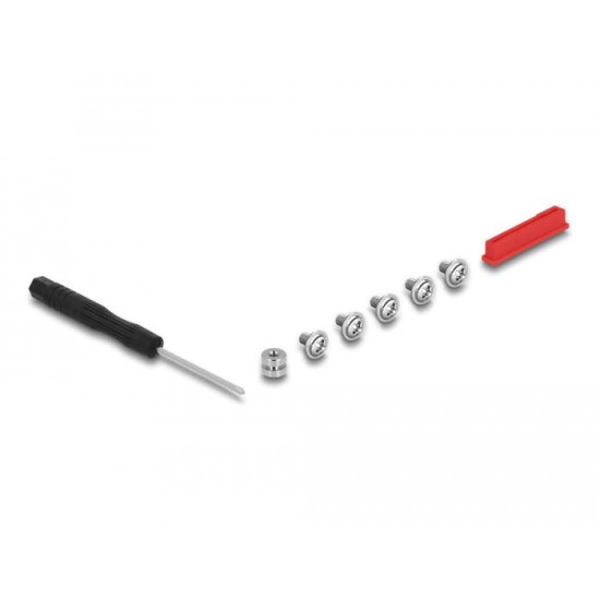 Карта Delock 64136, M.2 Key M Extension NVMe, Кабел 20 см.