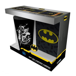 Комплект ABYSTYLE DC COMICS - Pck XXL glass + Pin + Pocket Notebook 