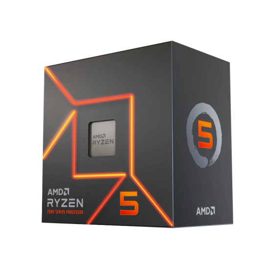 Процесор AMD RYZEN 5 7600, 6-Core, 3.8 GHz, 32MB, 65W, AM5, BOX