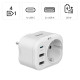 4-Way Multi-Adapter for Socket, 20W, HAMA-223342