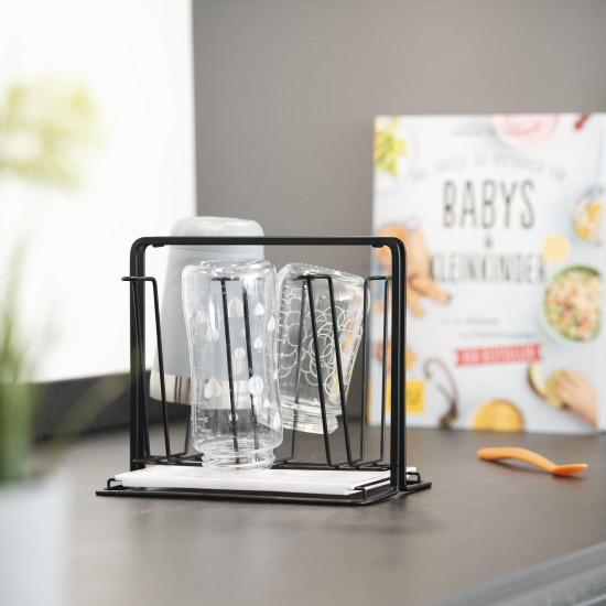 Поставка за отцеждане на /до 6 бр бутилки, чаши, HAMA-111459