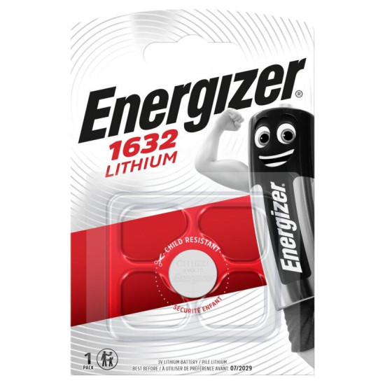Battery lithium CR1632 3V  GP BATTERIES, 1 pcs in blister /price is for 1 pc/