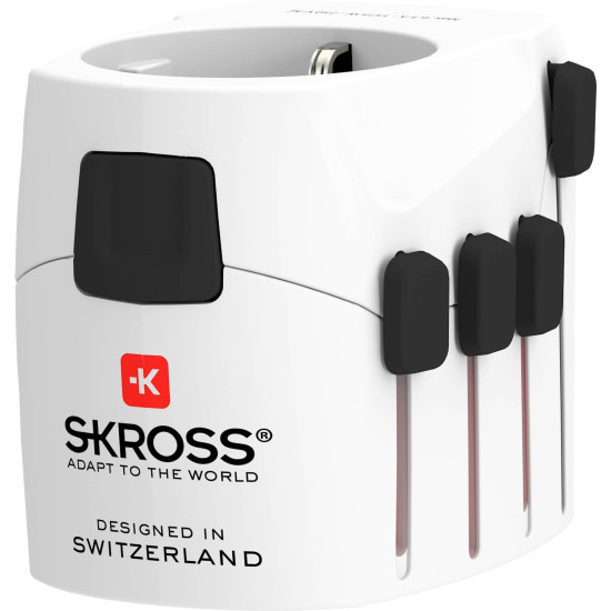 Адаптер SKROSS Pro World 1103180, Бял