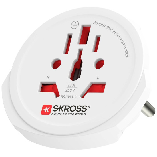 Адаптер SKROSS Pro World 1103180, Бял