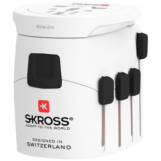 Адаптер SKROSS Pro World 1103180, Бял
