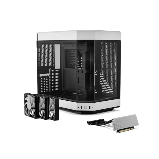 Case HYTE Y60 Tempered Glass, Mid-Tower, White and Black