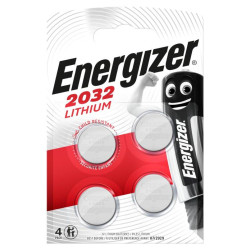Lithium Button Battery ENERGIZER CR2032 3V 4pc./4pc./