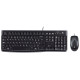 Keyboard and mouse Logitech MK120, Black