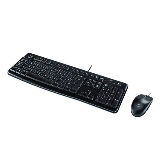 Keyboard and mouse Logitech MK120, Black