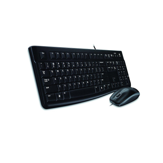 Keyboard and mouse Logitech MK120, Black