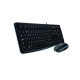Keyboard and mouse Logitech MK120, Black