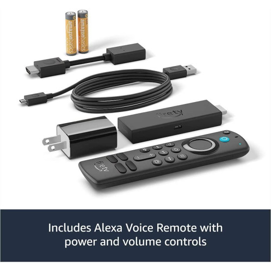 Fire TV Stick 4K Gen2 streaming device, Wi-Fi 6, Alexa Voice Remote