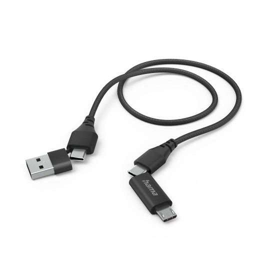 Hama 4-in-1 Multi Charging Cable, 1.5 m, 201537