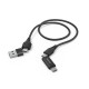 Hama 4-in-1 Multi Charging Cable, 1.5 m, 201537