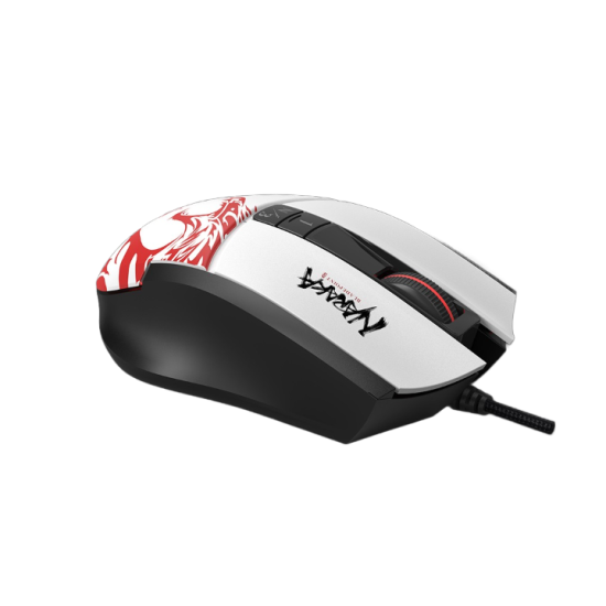 A4tech Gaming mouse bloody L65 Max,12000 cpi, Naraka, Black/white